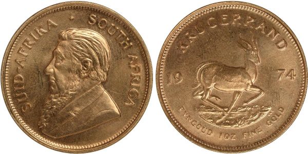 1oz South African Krugerrand - mixed dates - Image 3