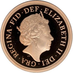 Queen Elizabeth II Platinum Jubilee Half Sovereign 2022
