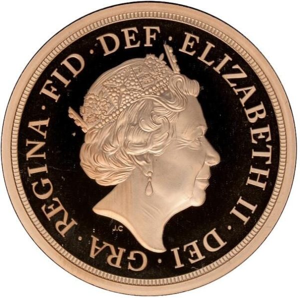 Queen Elizabeth II Platinum Jubilee Half Sovereign 2022