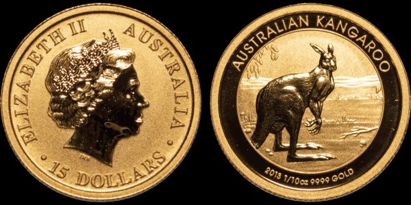 One tenth ounce Australian Nugget