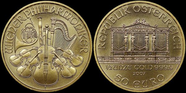 Half ounce Austrian Philharmonic