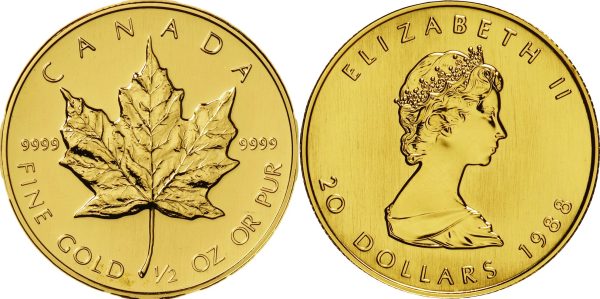 Half ounce Canadian Maple - 1982 onwards - Image 2