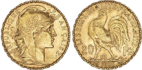 French 20 Francs - mixed dates and reigns - Image 2