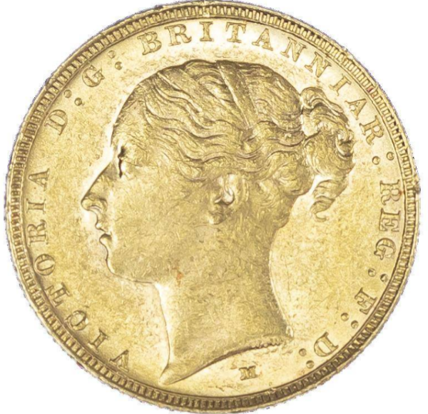 young head victoria gold bullion coin