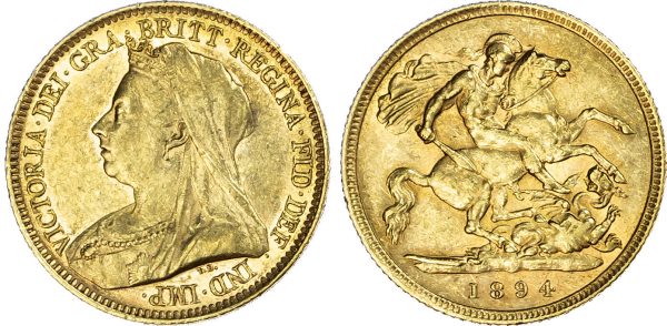 Old Head Victoria Half Sovereign (1893-1901) - Image 2