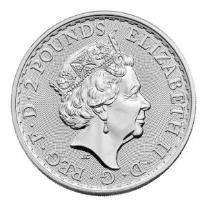 One ounce Silver Britannia Elizabeth II 2020-2022